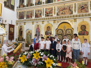В храме святителя Николая г. Сельцо прошёл праздник семьи, любви и верности