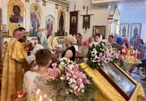 Праздничное мероприятие ко Дню семьи, любви и верности в храме во имя святителя Николая г. Сельцо