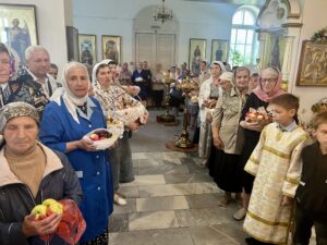 Храм во имя святителя Николая г.Сельцо встретил светлый праздник Преображения Господня