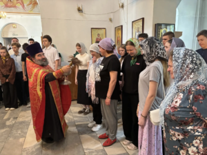 Молебен перед экзаменами для выпускников школ города Сельцо совершил благочинный Брянского района
